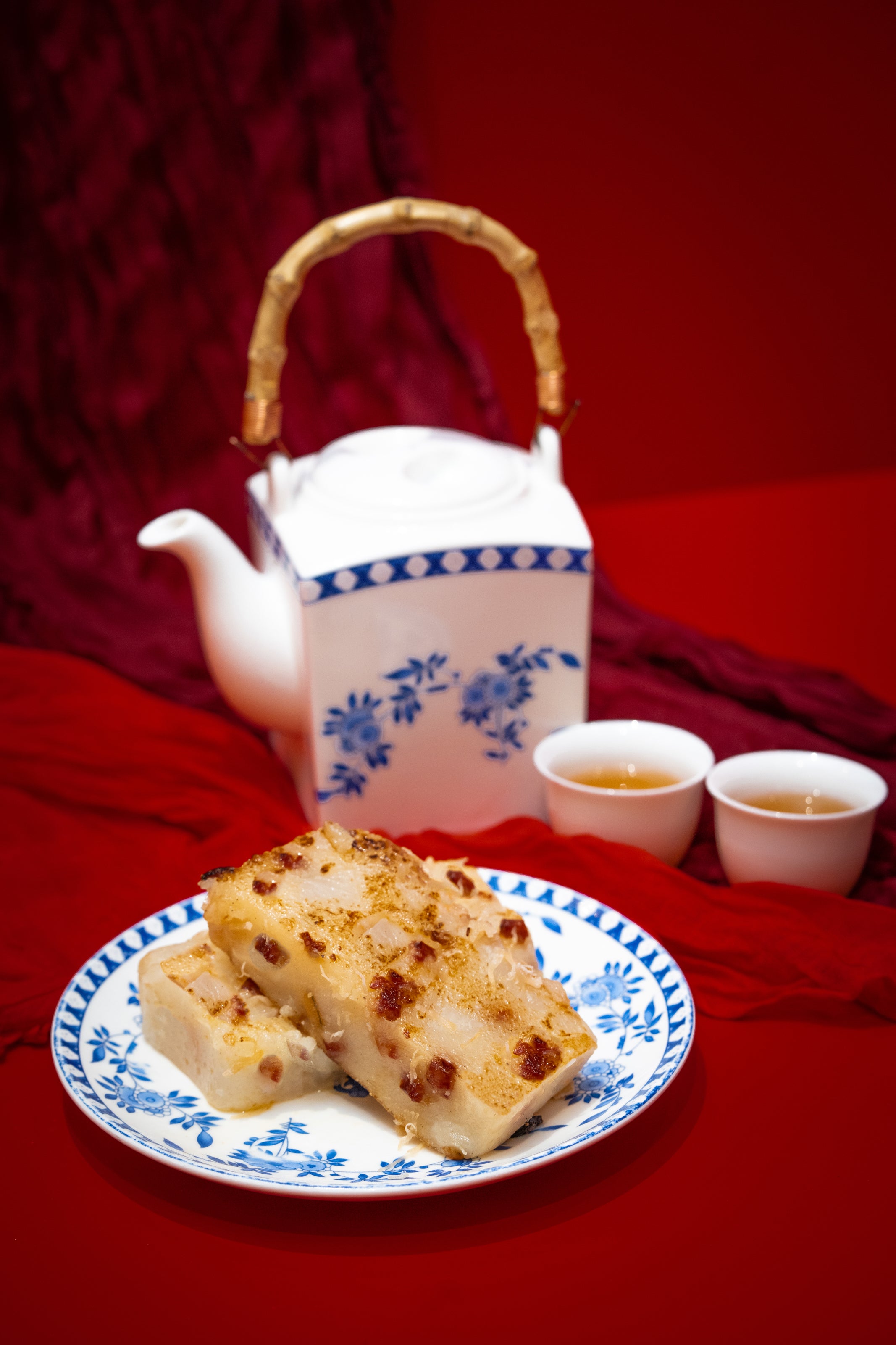 Spanish Smoked Sausage Radish Cake